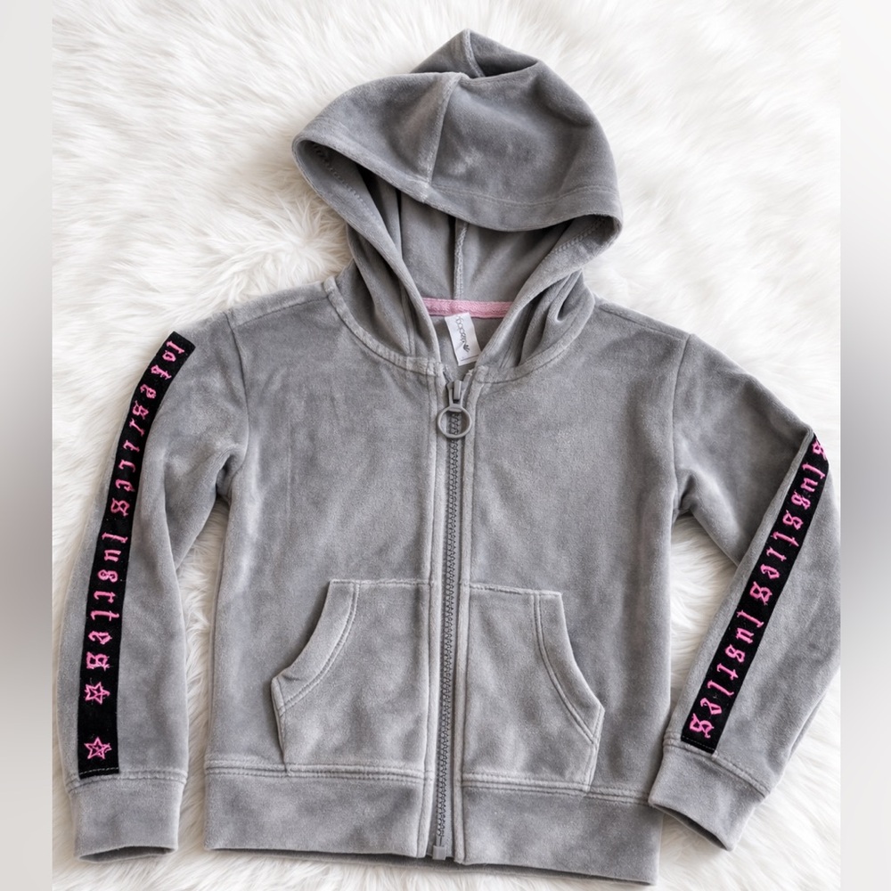 Ideology Gray and Pink Athletic Joggers/ jacket with Elastic Waistband -LIKE NEW